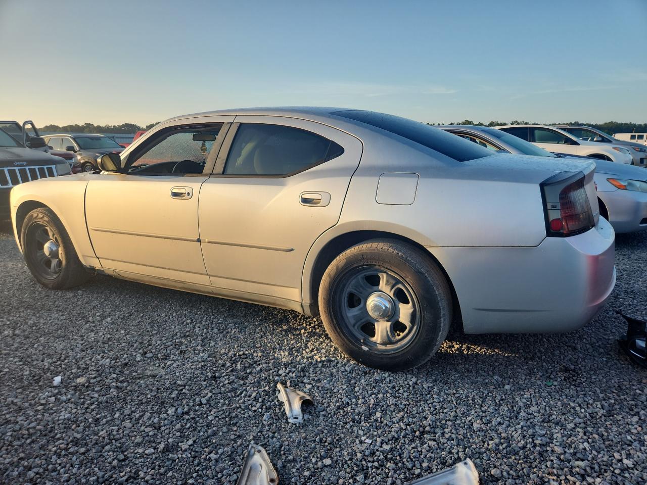 2007 Dodge Charger Se Silver vin: 2B3LA43R37H730374