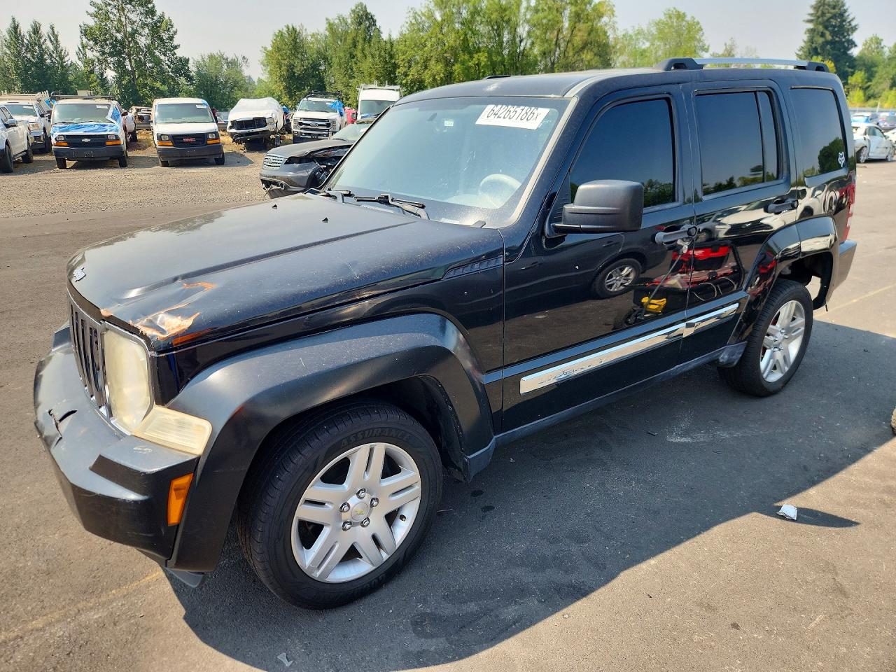 2008 Jeep Liberty Limited Black vin: 1J8GN58K88W214285