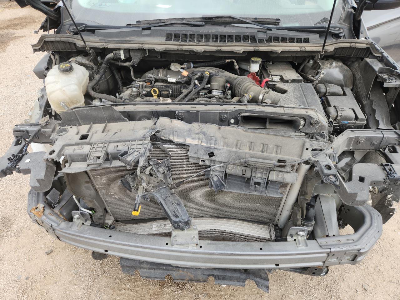 2022 Ford Edge Titanium Gray vin: 2FMPK4K93NBA32891 Damage: Radiator, Broken, Replacement Required