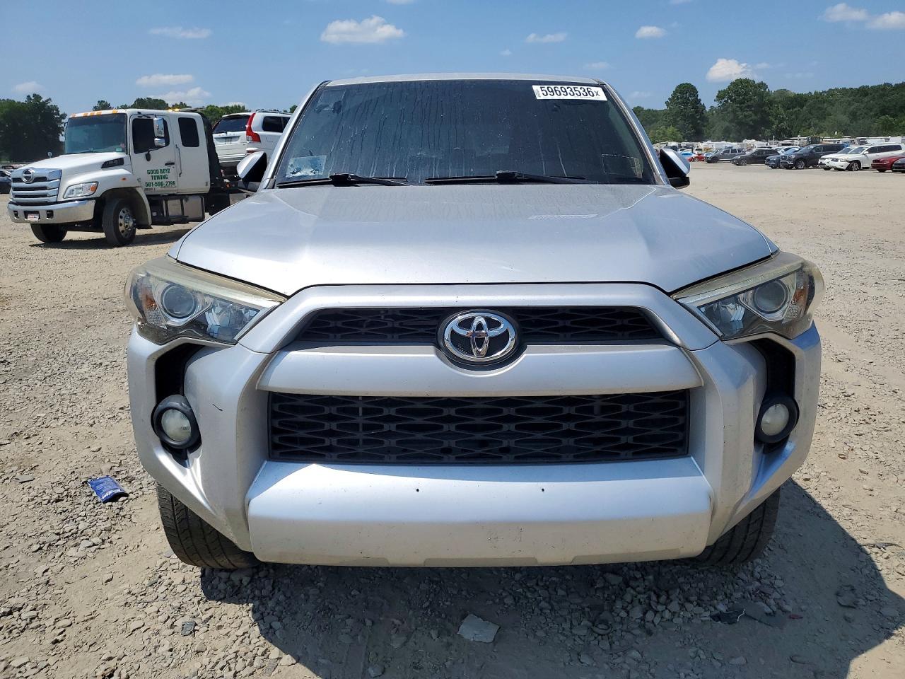 2015 Toyota 4runner Sr5 Silver vin: JTEZU5JR2F5092449