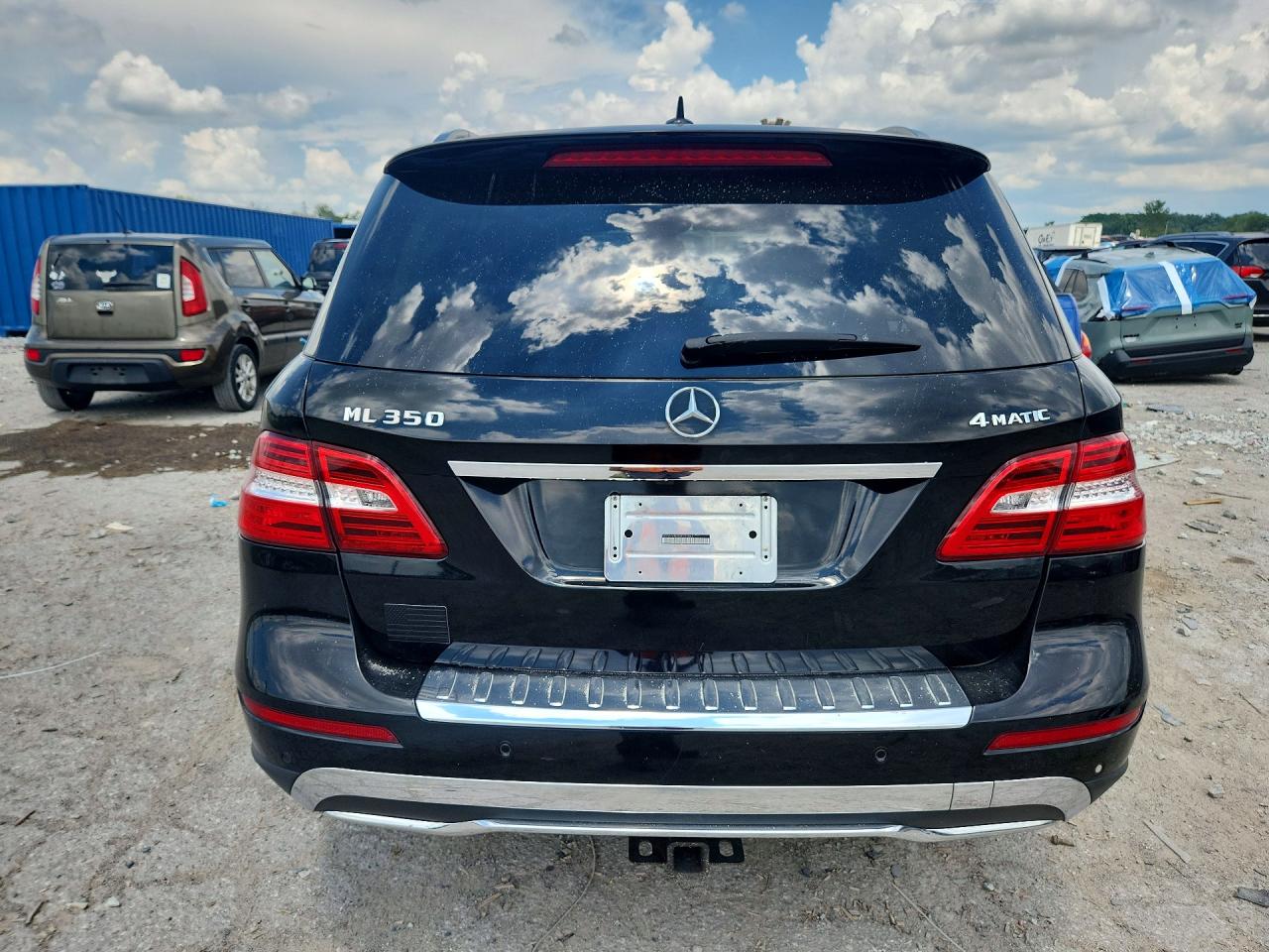 2013 Mercedes-benz Ml 350 4matic Black vin: 4JGDA5HB3DA231861