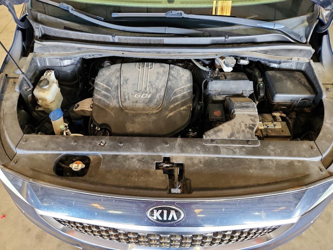 2015 Kia Sedona Sxl Blue vin: KNDME5C1XF6033212