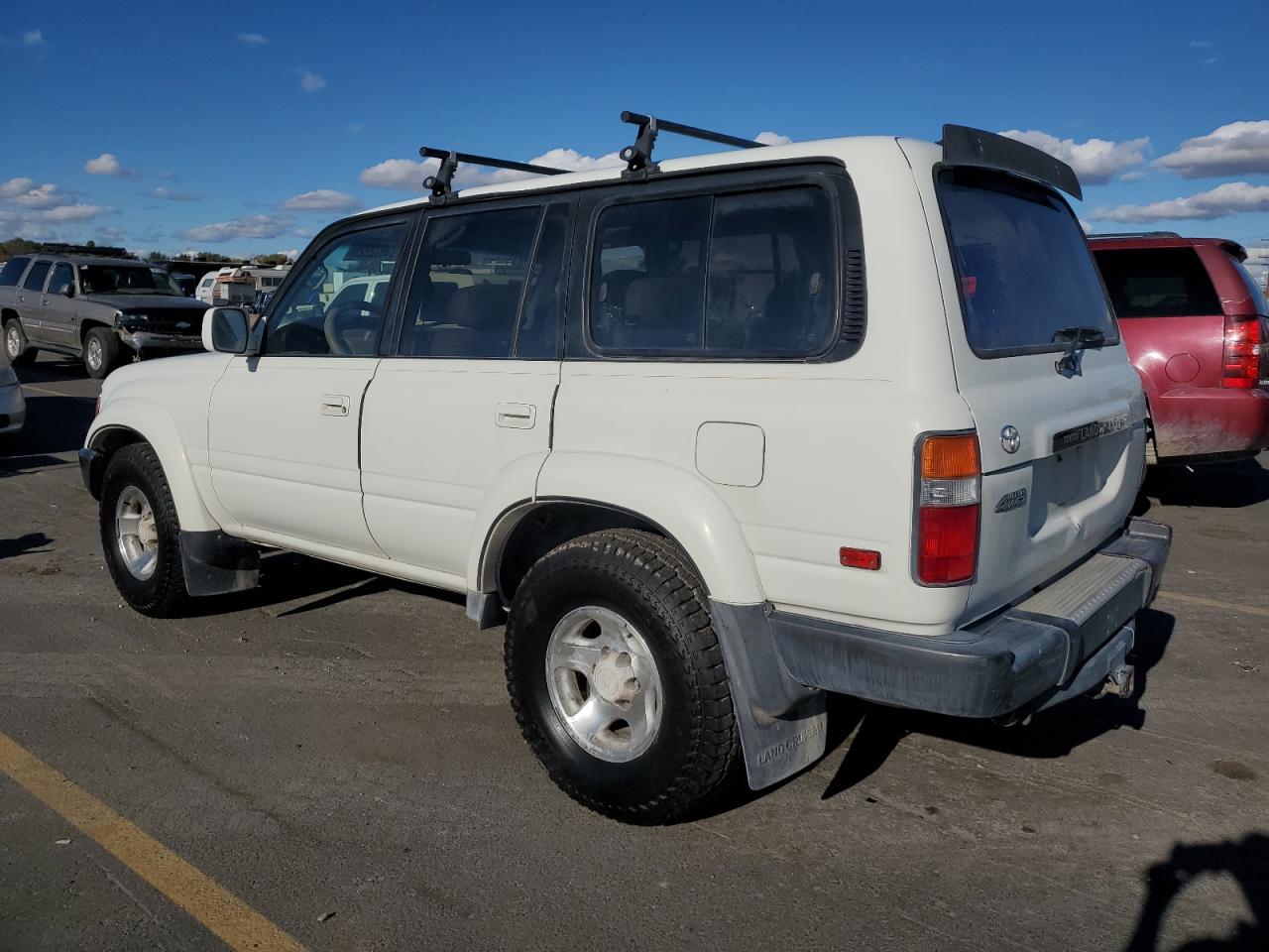 1995 Toyota Land Cruiser Dj81 White vin: JT3DJ81W5S0099146