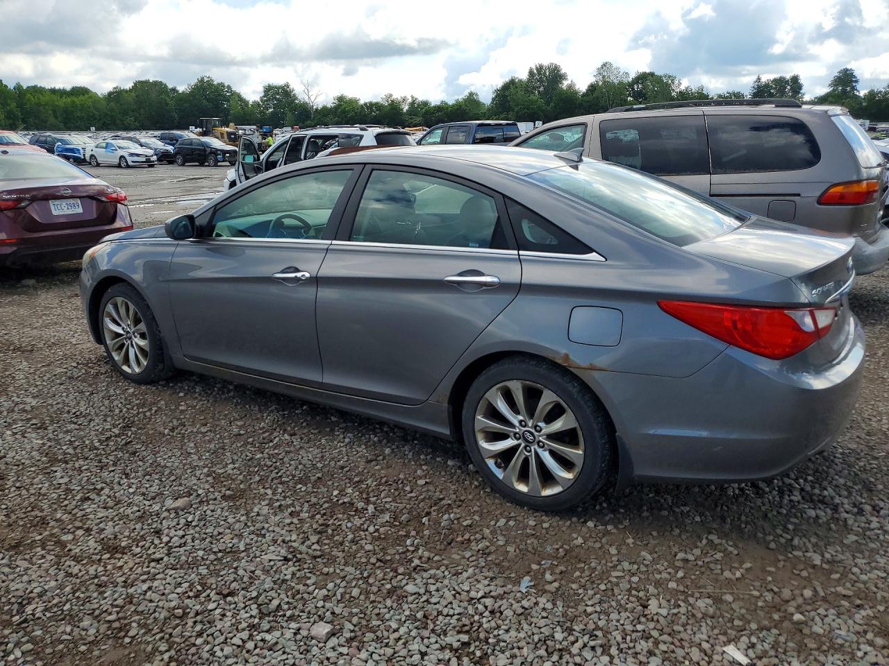 2012 Hyundai Sonata Se Gray vin: 5NPEC4AC3CH386188