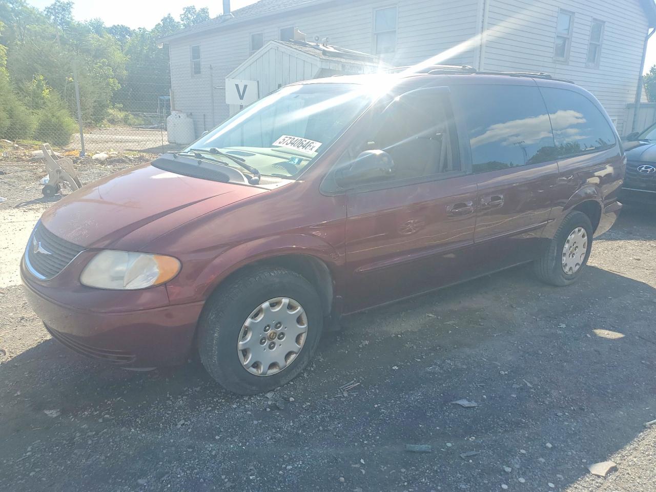 2002 Chrysler Town & Country Lx Maroon vin: 2C4GP44352R693436