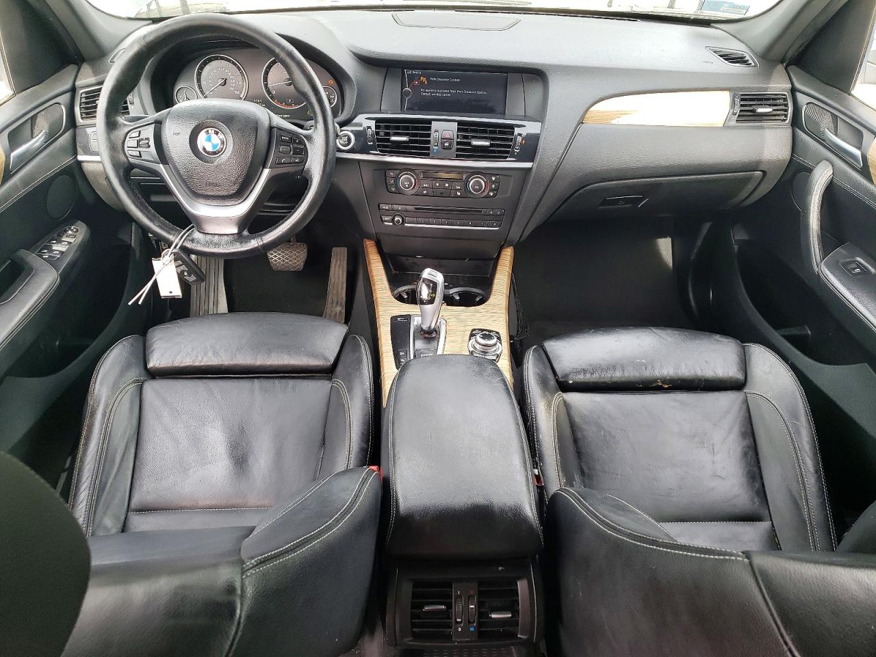 2012 Bmw X3 Xdrive28i Black vin: 5UXWX5C50CL719485
