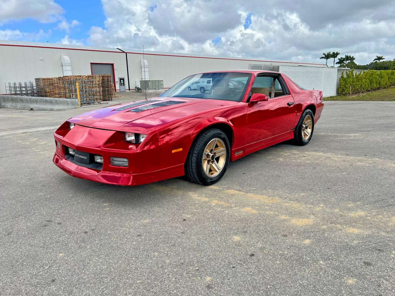 1986 Chevrolet Camaro Red vin: 1G1FP87F3GL117622