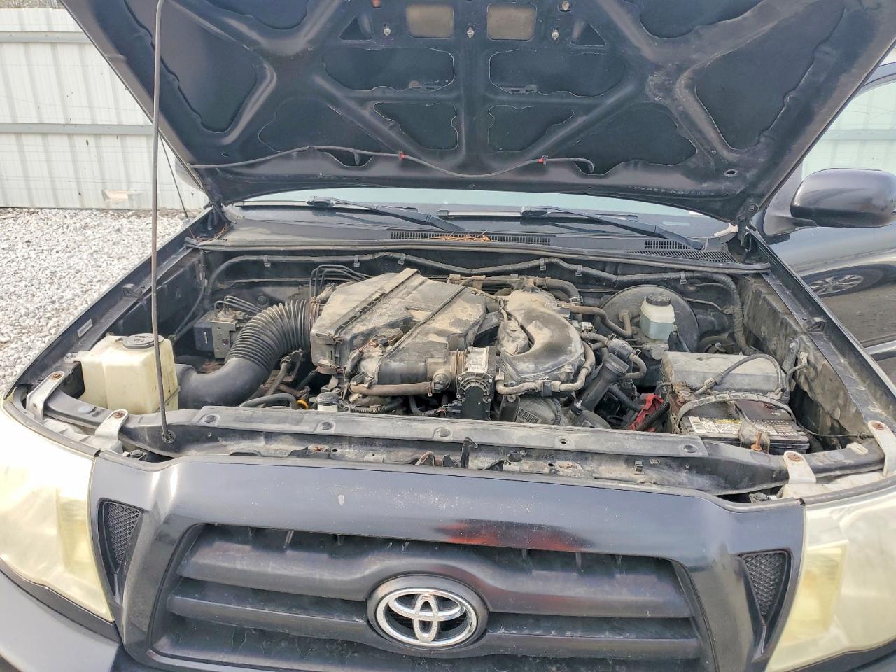 2007 Toyota Tacoma Double Cab Black vin: 5TELU42N17Z363404
