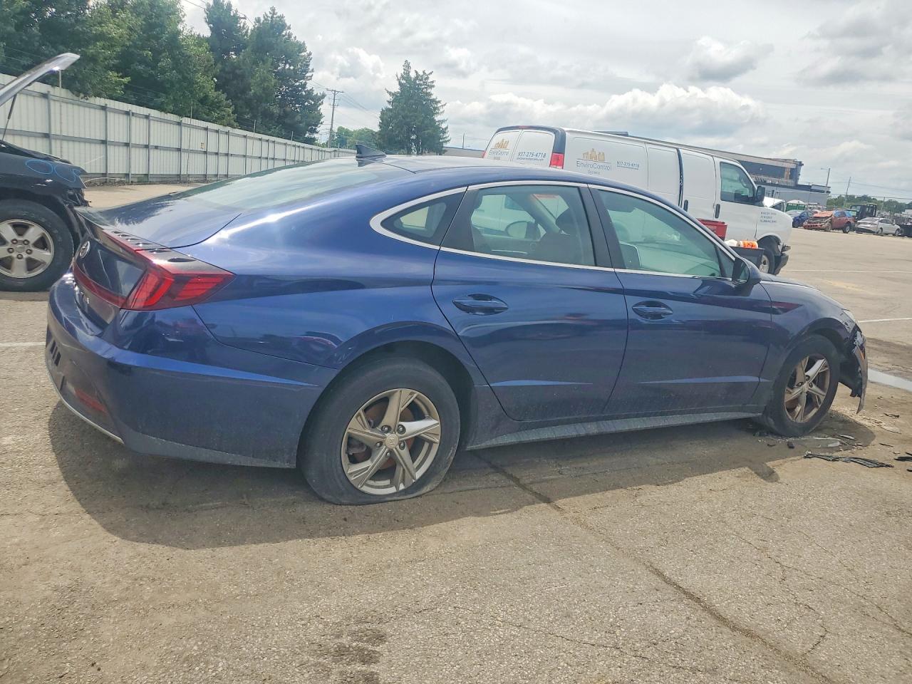 2021 Hyundai Sonata Se Синий vin: 5NPEG4JA3MH128256