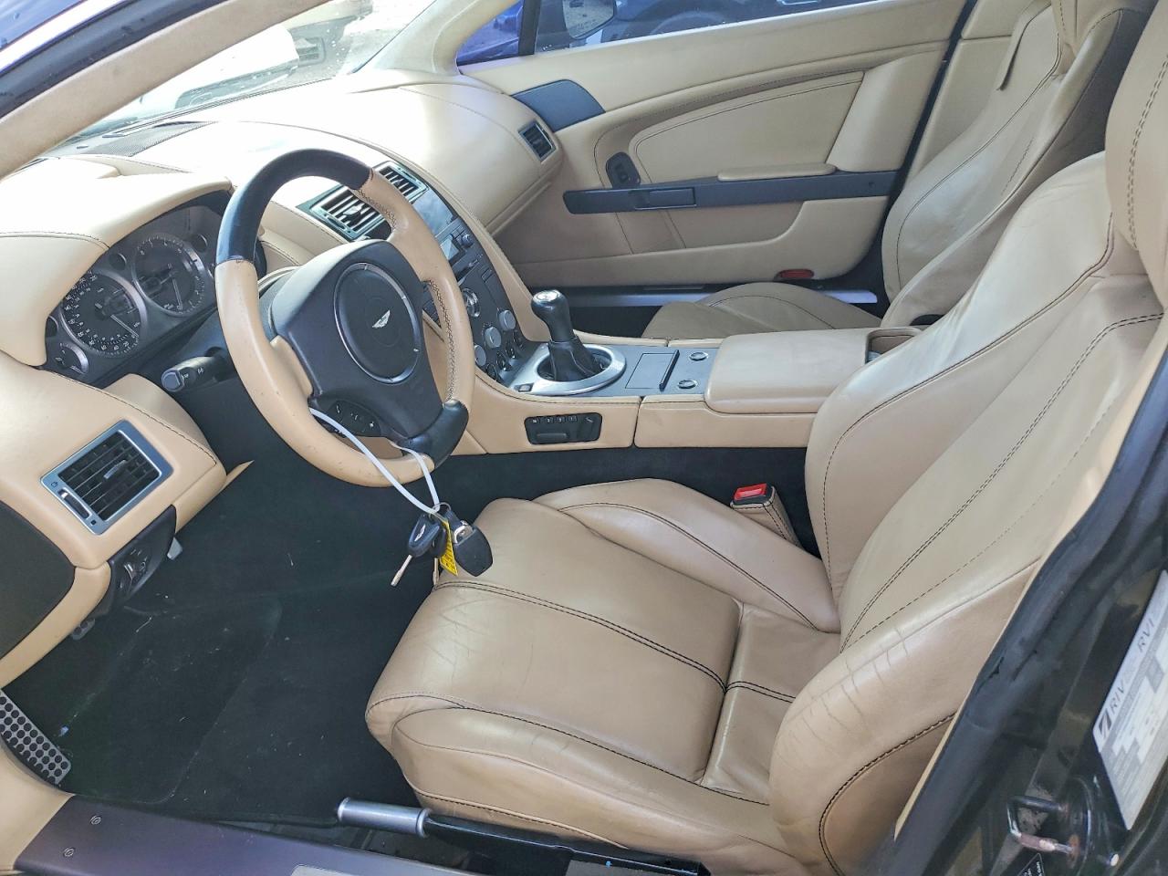 2007 Aston Martin V8 Vantage Черный vin: SCFBB03B97GC03717