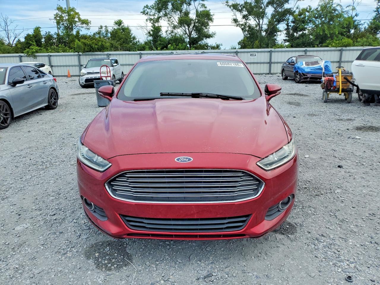 2015 Ford Fusion Se Burgundy vin: 3FA6P0HD3FR109919