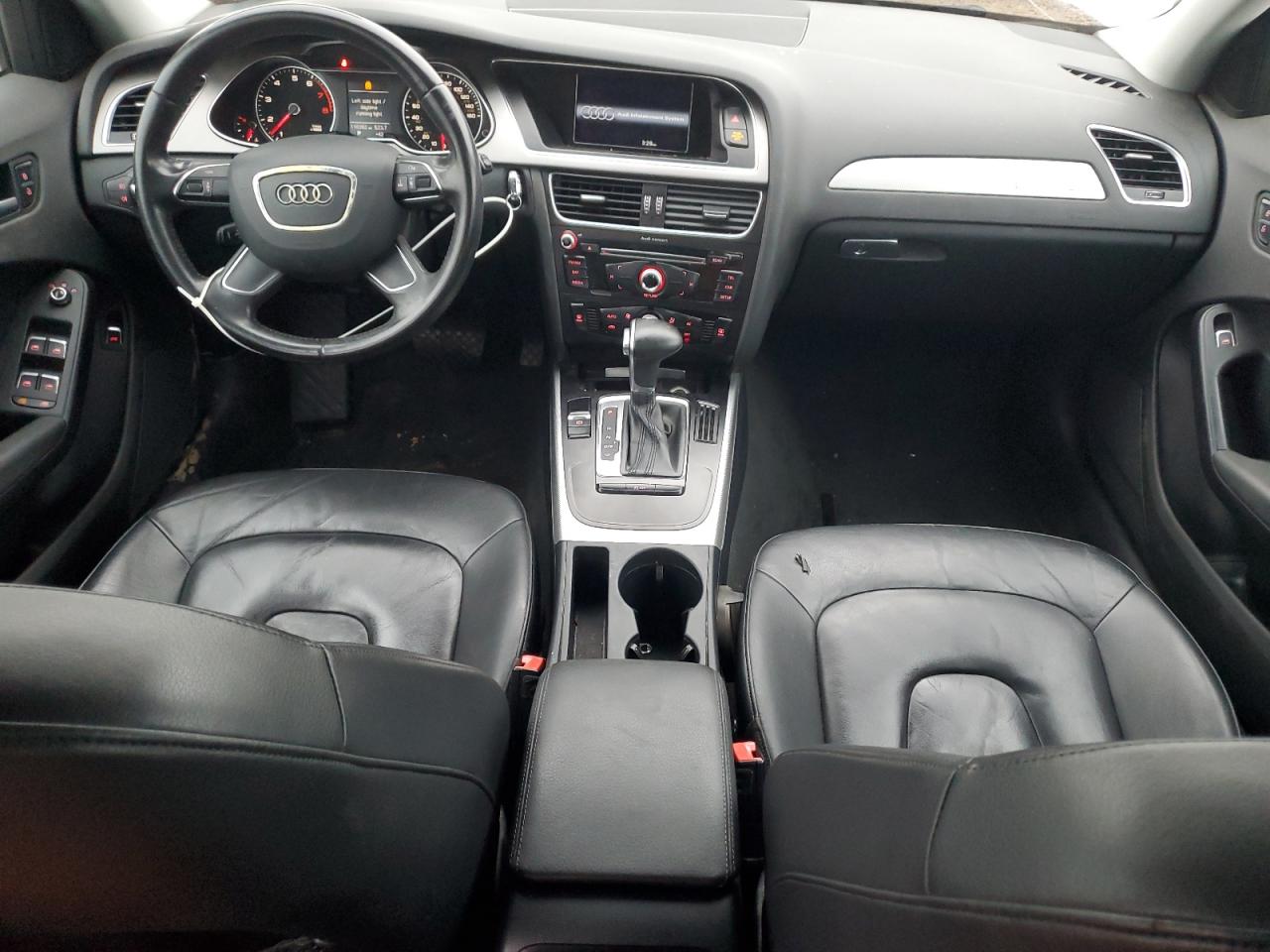 2013 Audi A4 Premium White vin: WAUBFAFL5DN023407