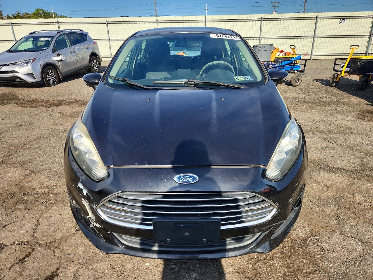 2014 Ford Fiesta Se Black vin: 3FADP4EJ1EM168293