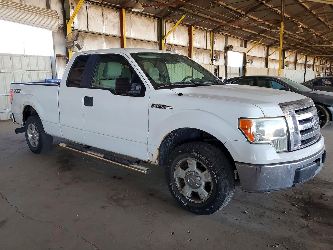2010 Ford F150 Super Cab White vin: 1FTEX1C85AFC53256