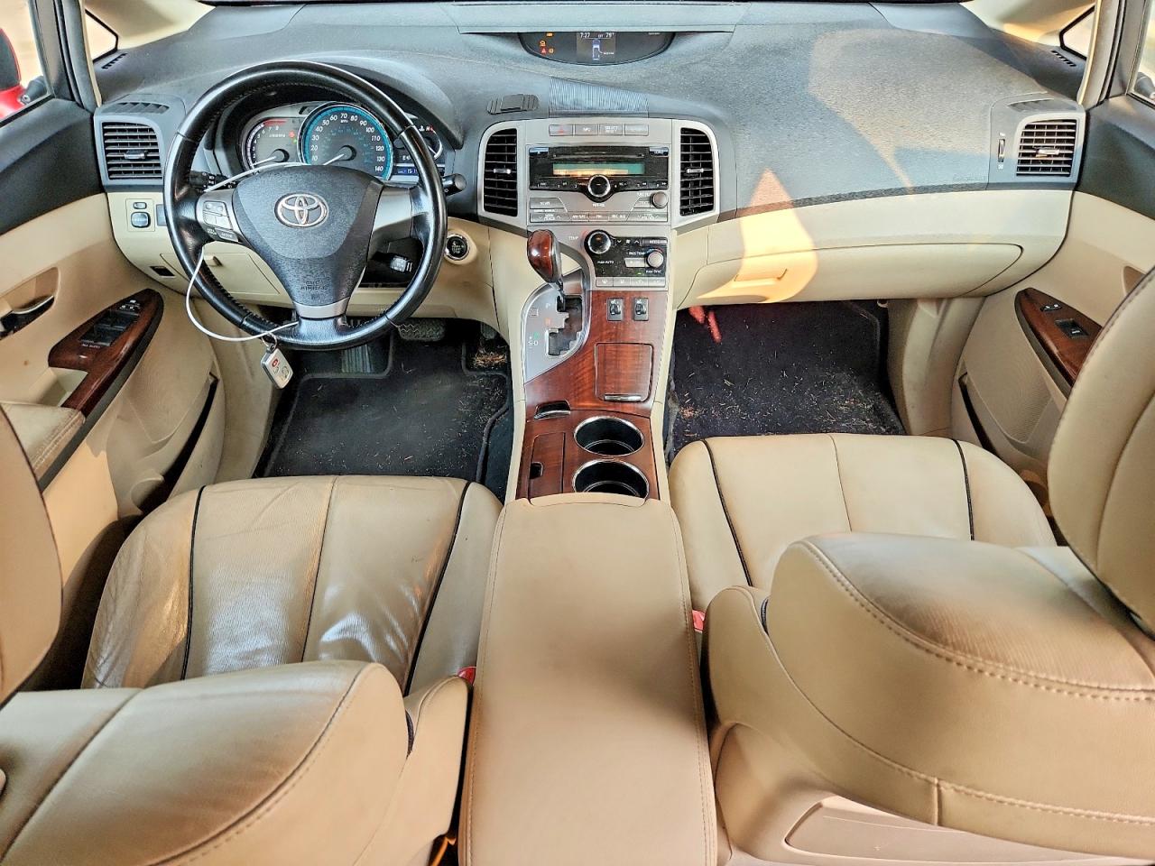 2009 Toyota Venza Awd V6 Red vin: 4T3BK11A19U007094