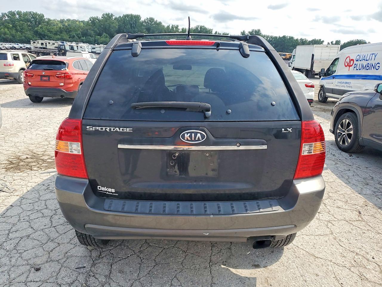 2007 Kia Sportage Lx Black vin: KNDJF724277449144