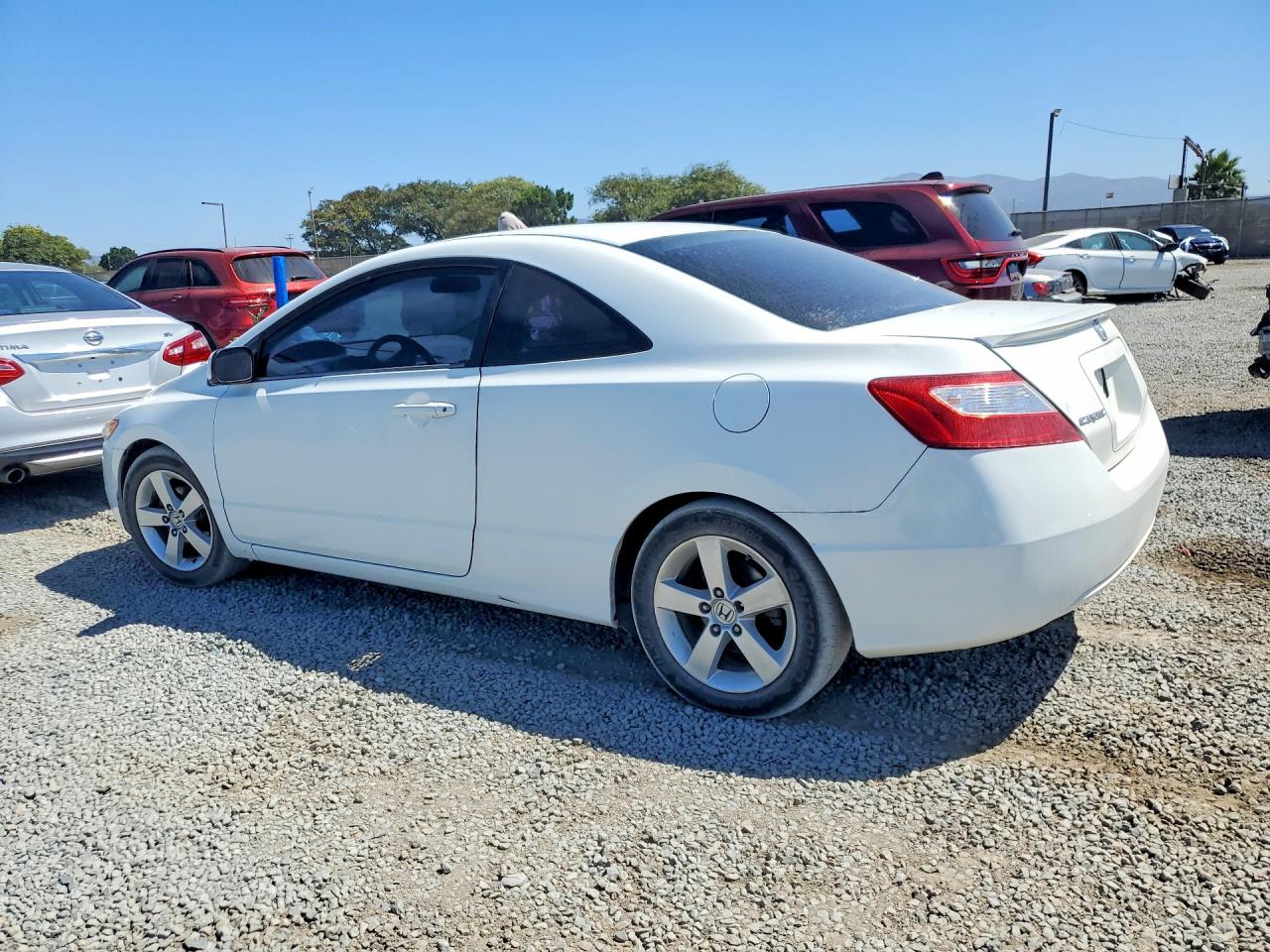 2006 Honda Civic Ex White vin: 2HGFG12866H528517