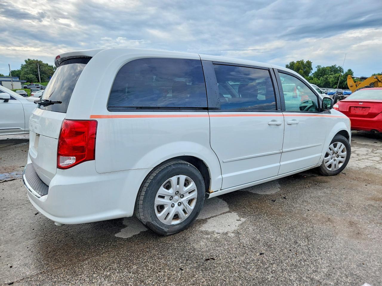 2013 Dodge Grand Caravan Se White vin: 2C4RDGBG8DR752832