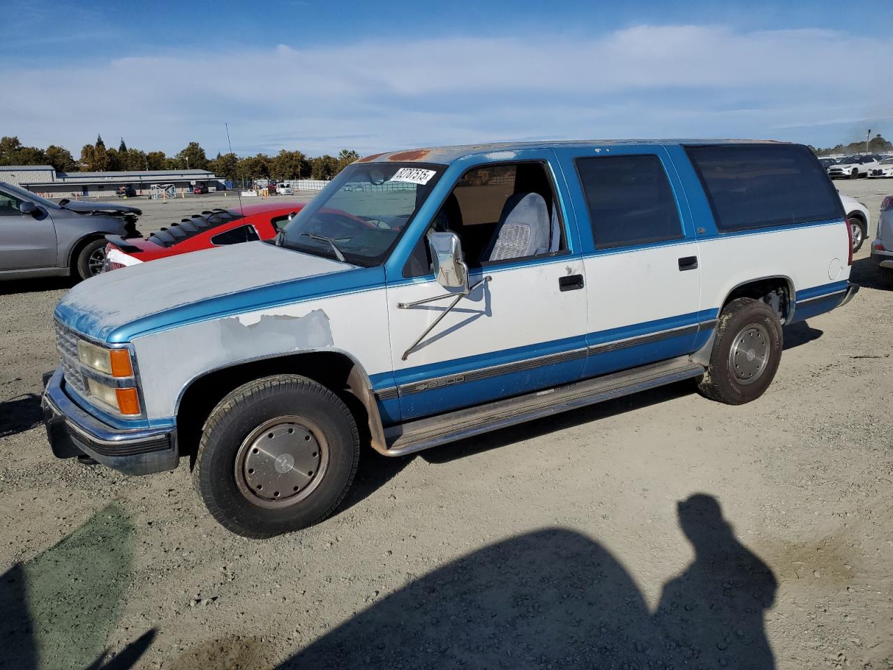 1992 Chevrolet Suburban C2500 Blue vin: 1GNGC26N6NJ331467