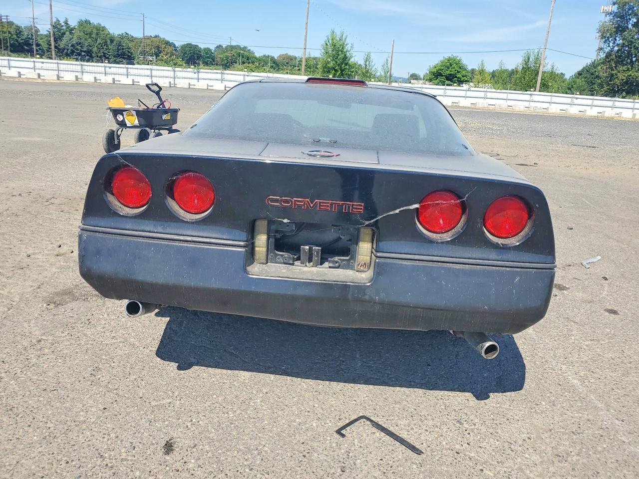 1987 Chevrolet Corvette Черный vin: 1G1YY2183H5113833