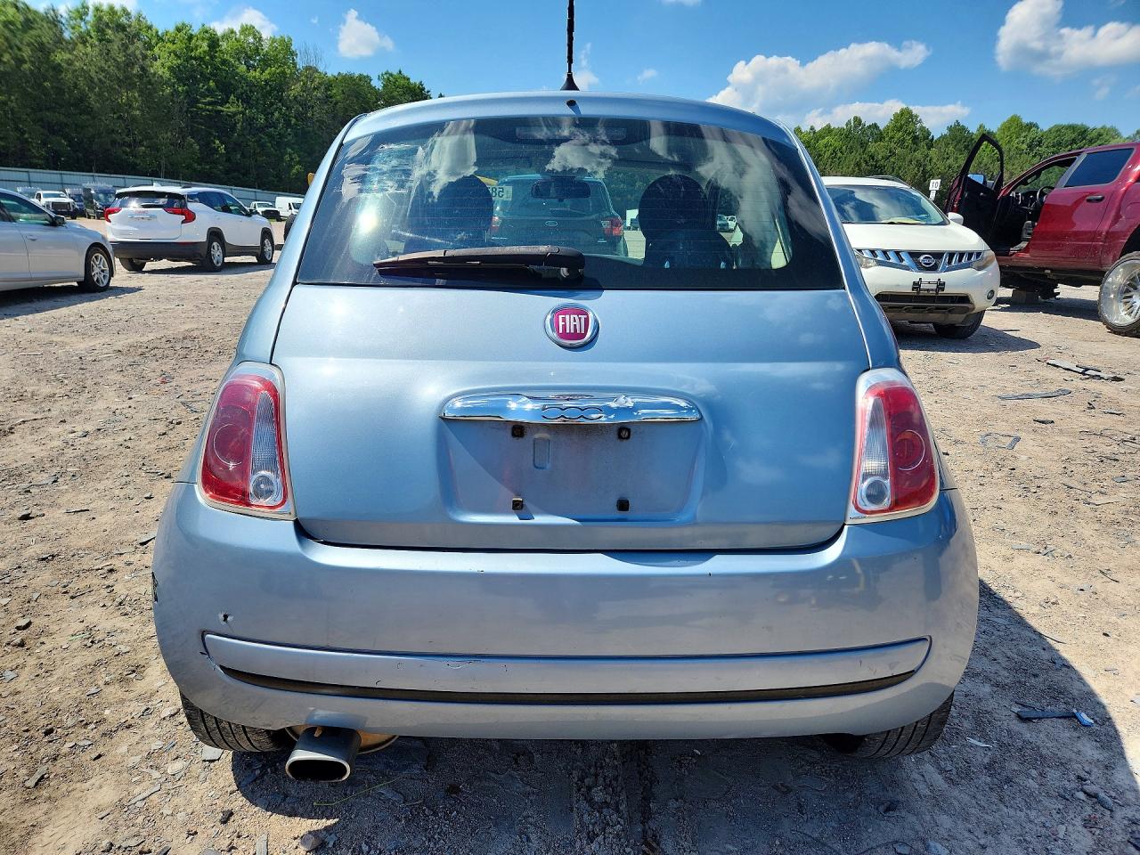2015 Fiat 500 Pop Blue vin: 3C3CFFAR3FT667348