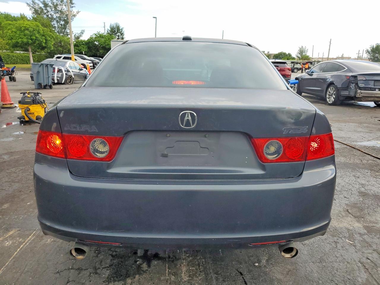 2008 Acura Tsx Gray vin: JH4CL96988C009021