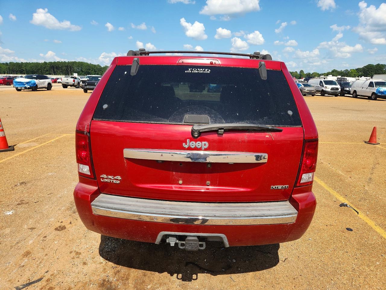 2010 Jeep Grand Cherokee Limited Red vin: 1J4RR5GTXAC150041