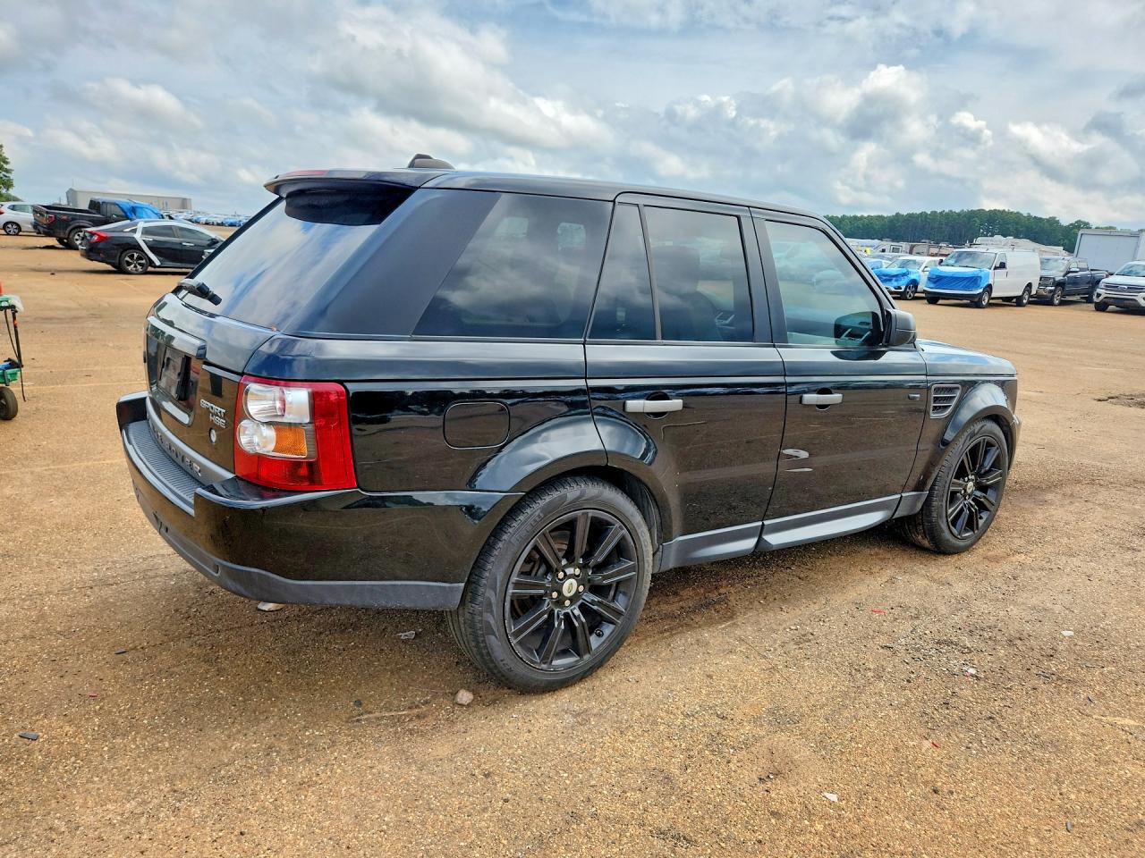 2008 Land Rover Range Rover Sport Hse Черный vin: SALSK25458A152607