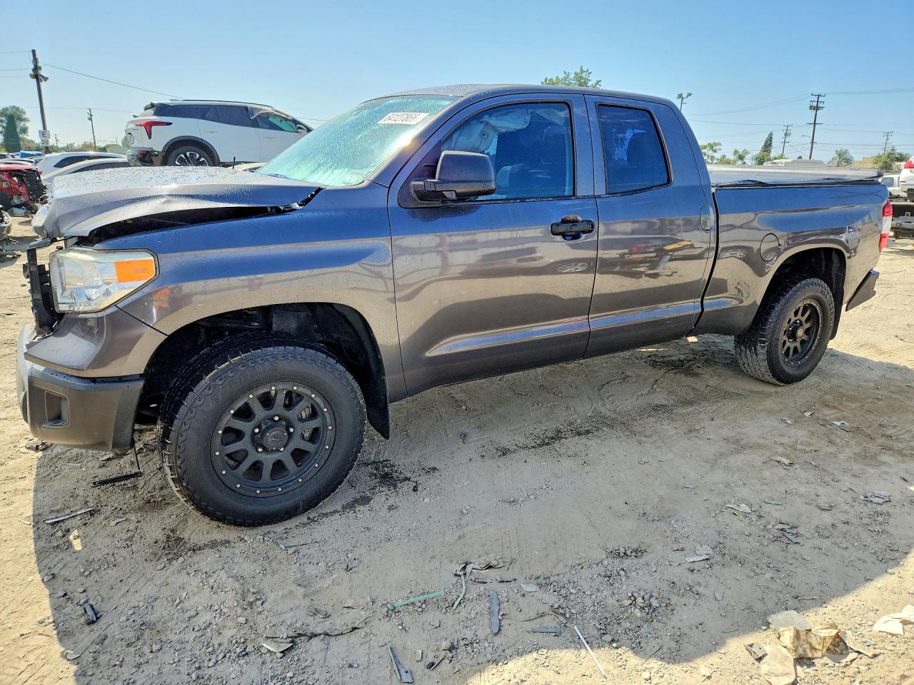 2015 Toyota Tundra Sr Gray vin: 5TFUM5F14FX060365