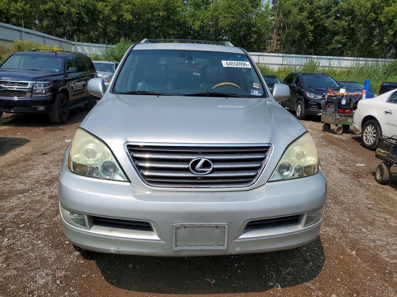 2005 Lexus Gx 470 Silver vin: JTJBT20X650072138