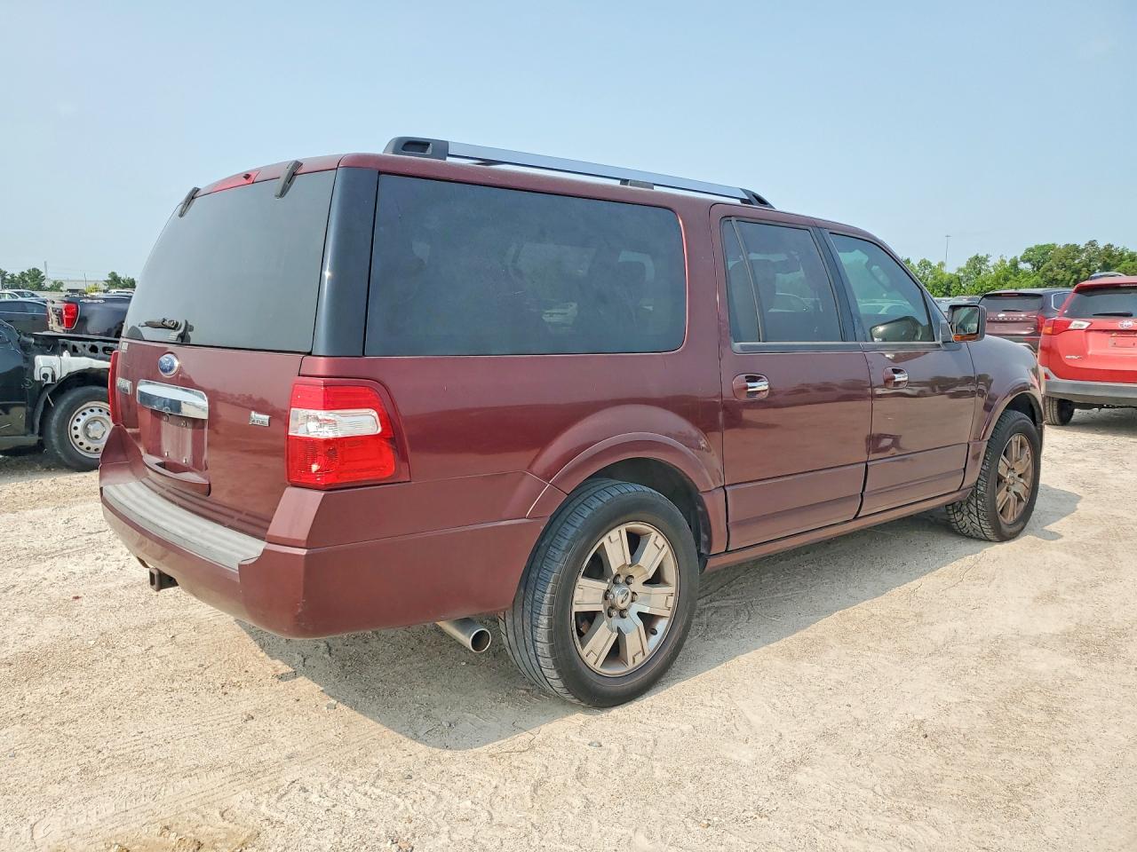 2009 Ford Expedition El Limited Maroon vin: 1FMFK19529LA12845