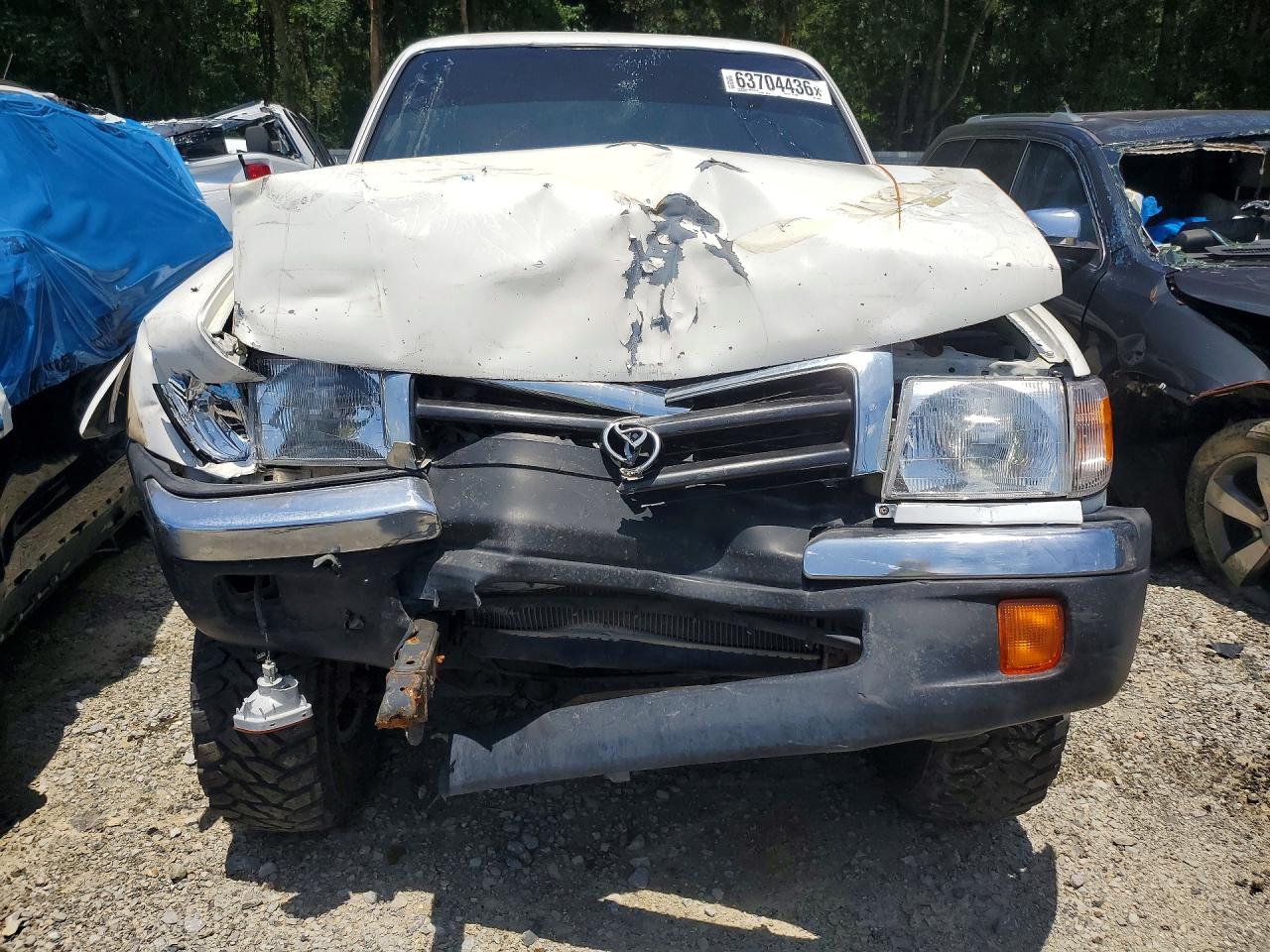 1999 Toyota Tacoma Xtracab White vin: 4TAWN72N5XZ556688