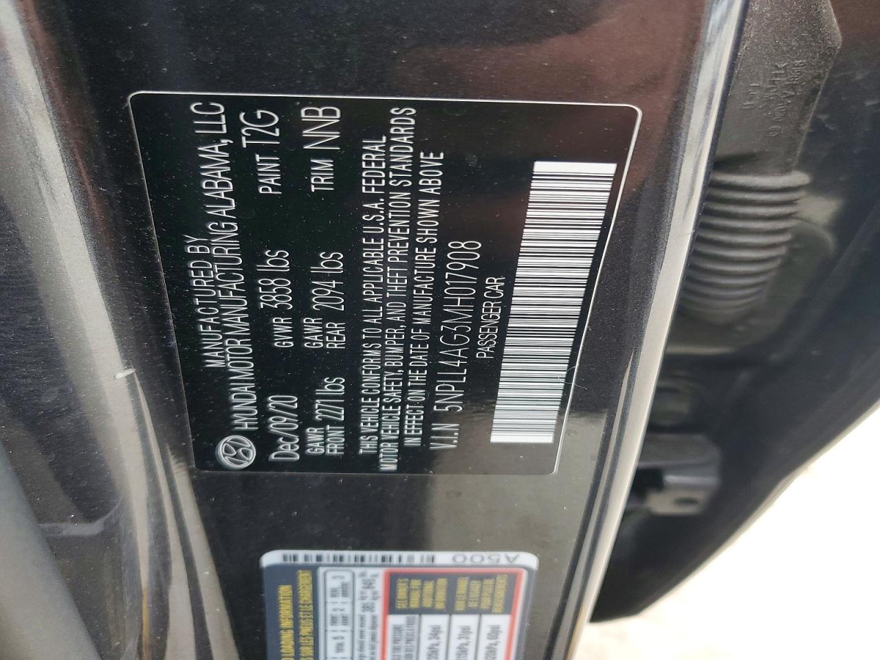 2021 Hyundai Elantra Se Gray vin: 5NPLL4AG3MH017908