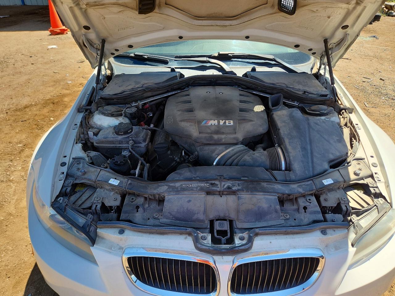 2013 Bmw M3 White vin: WBSKG9C53DJ593782