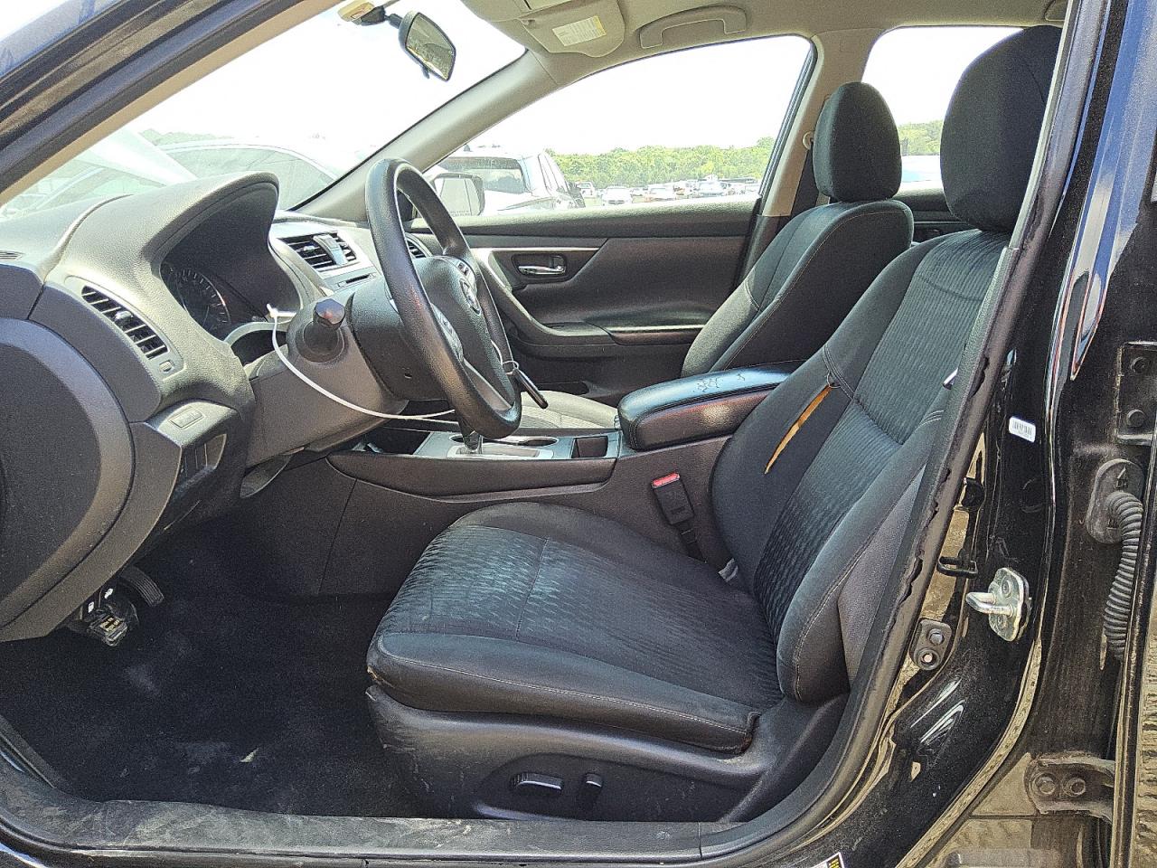 2018 Nissan Altima 2.5 S Black vin: 1N4AL3APXJC121620 Damage: Left Front Seat, Torn, 7 To 8 Inches