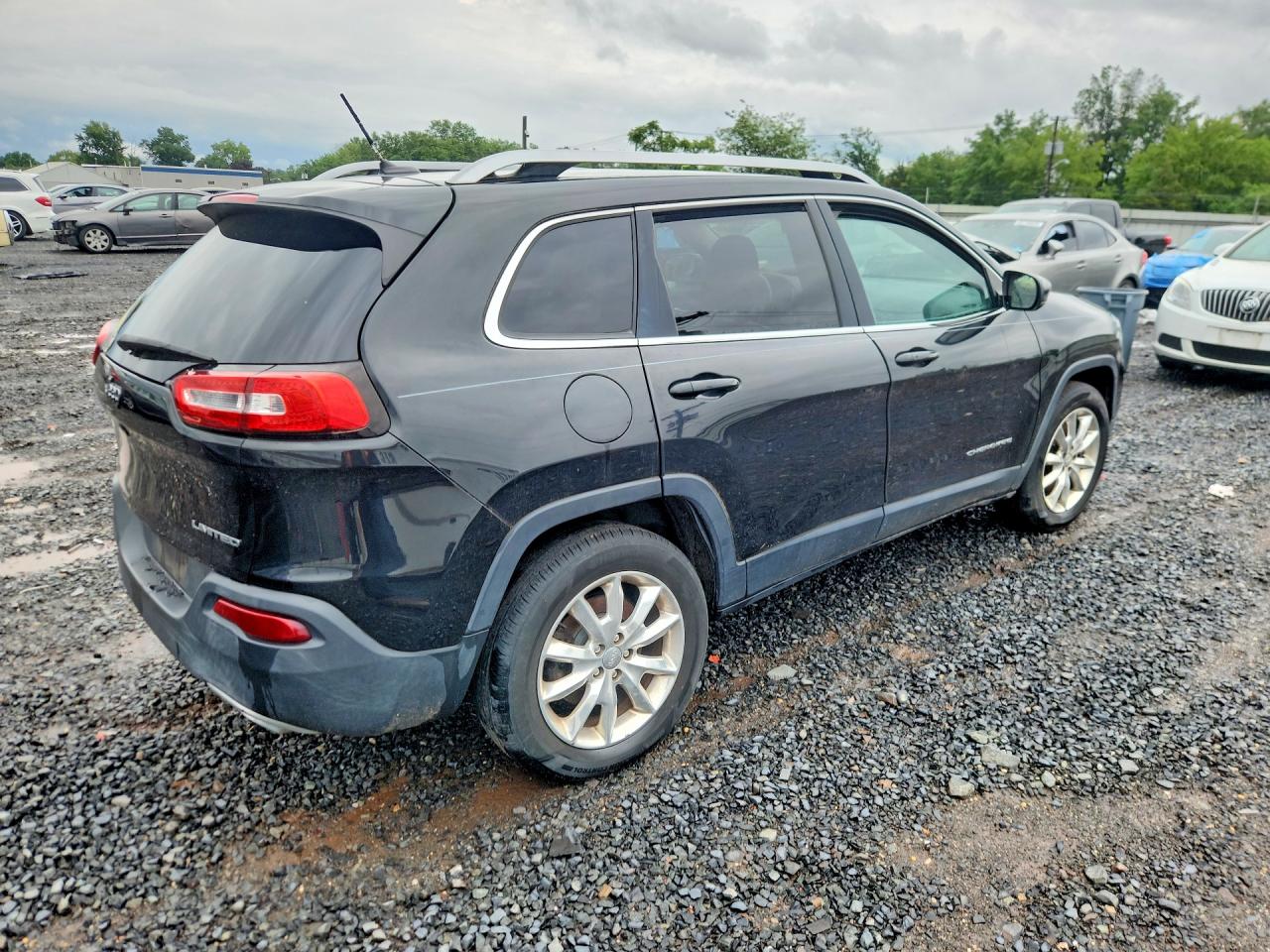 2015 Jeep Cherokee Черный vin: 1C4PJMDS4FW544523