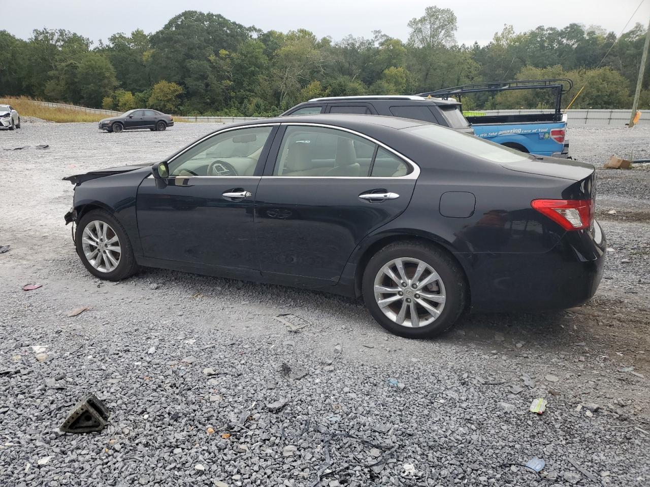 2008 Lexus Es 350 Black vin: JTHBJ46G482190725