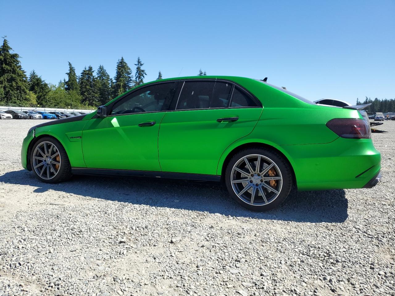 2015 Mercedes-benz E 63 Amg-s Green vin: WDDHF7GBXFB141808