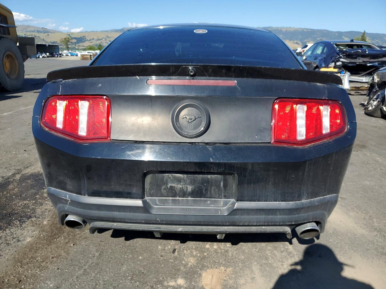 2011 Ford Mustang Black vin: 1ZVBP8AM8B5154902