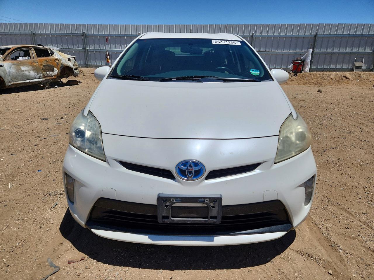 2012 Toyota Prius Two White vin: JTDKN3DU2C5503531