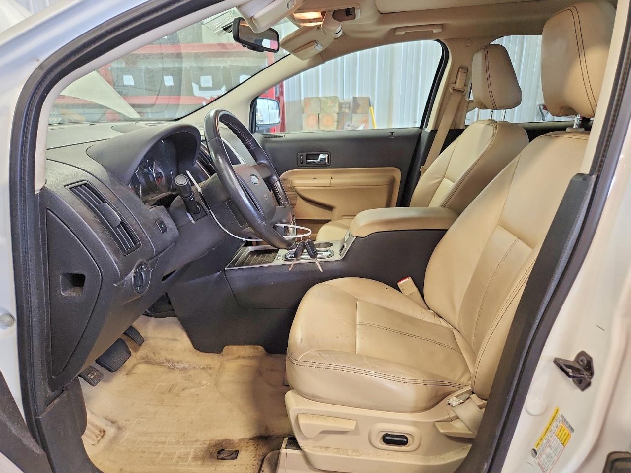 2009 Ford Edge Limited White vin: 2FMDK39C89BA92590