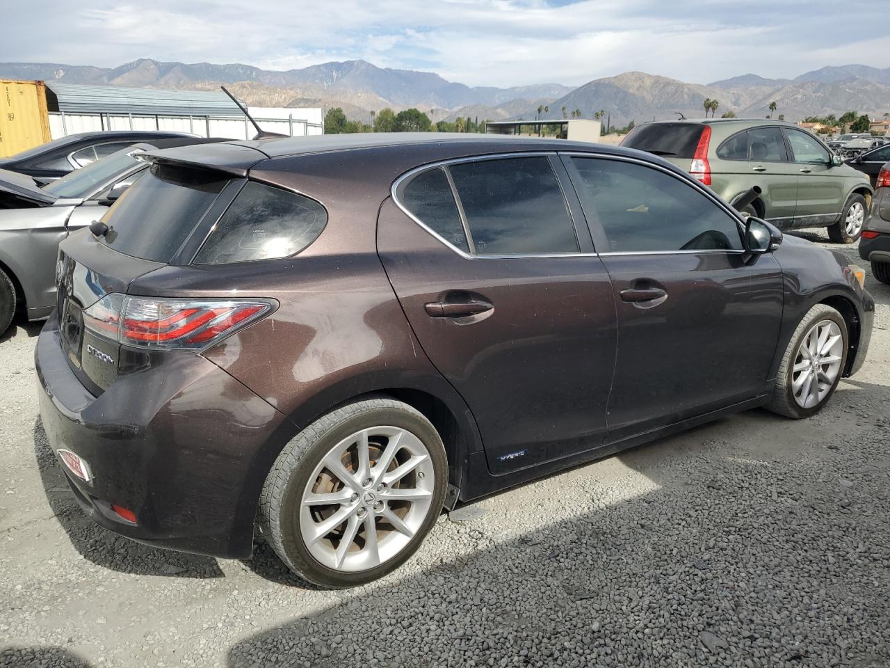 2012 Lexus Ct 200 Brown vin: JTHKD5BH8C2075744