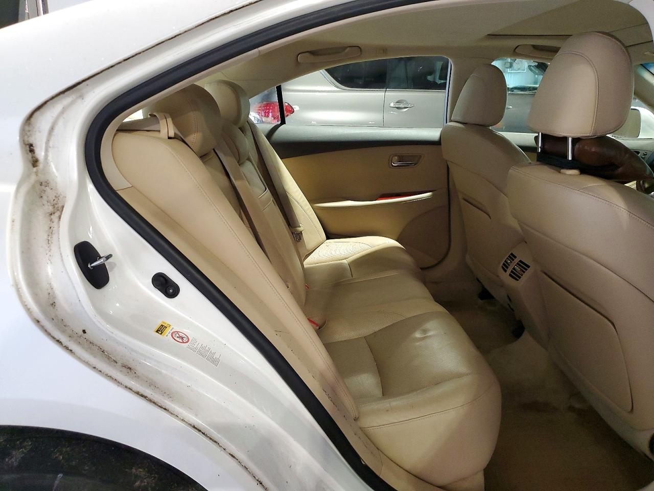 2007 Lexus Es 350 White vin: JTHBJ46G672051713