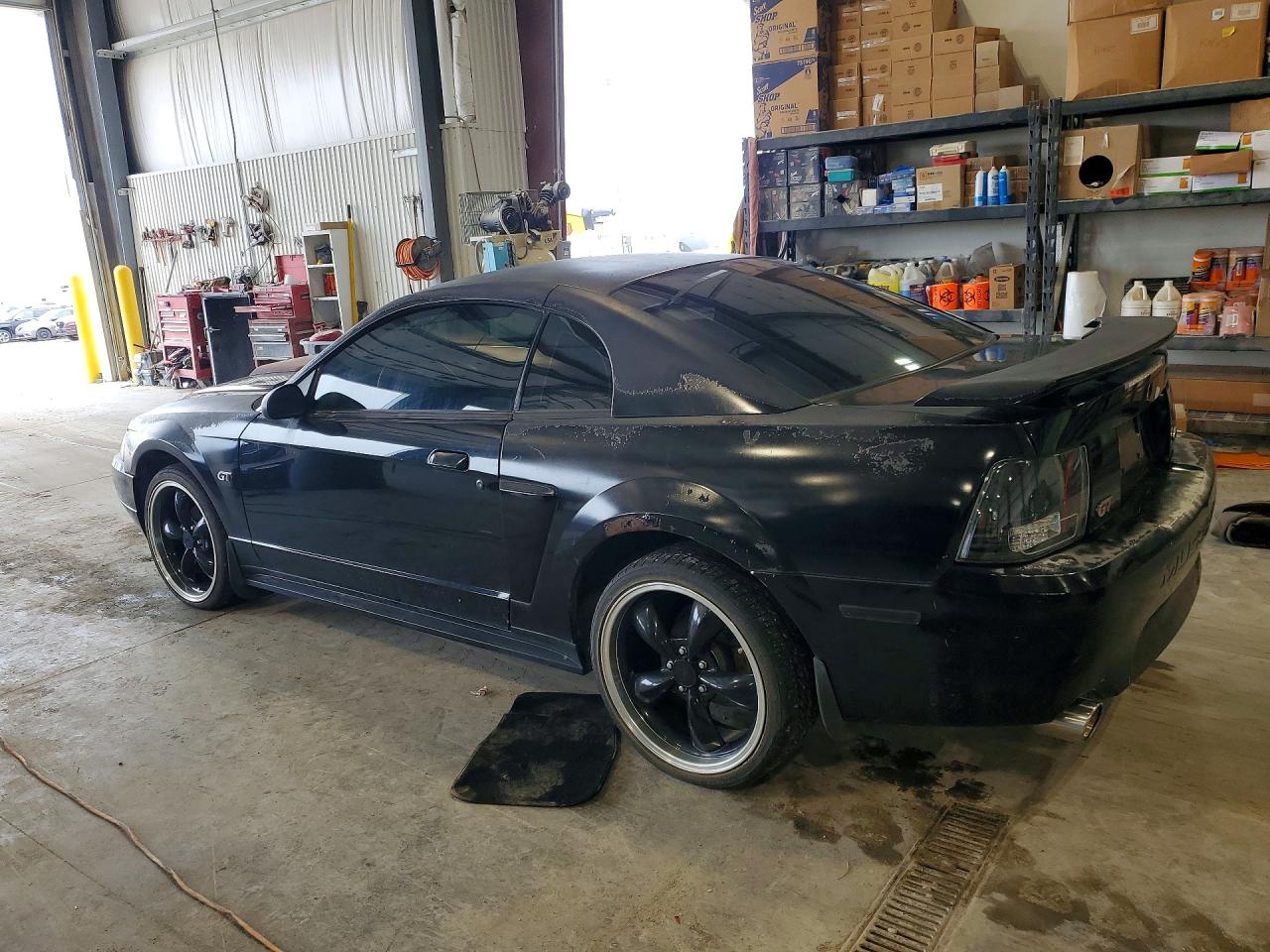 2002 Ford Mustang Gt Black vin: 1FAFP42X32F182273