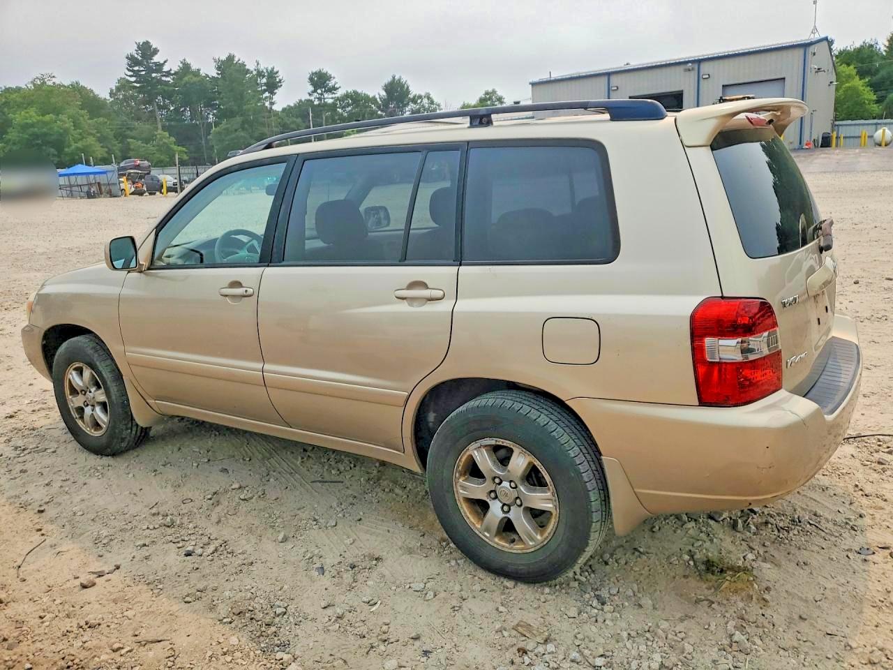 2007 Toyota Highlander Sport Beige vin: JTEHP21A570211136