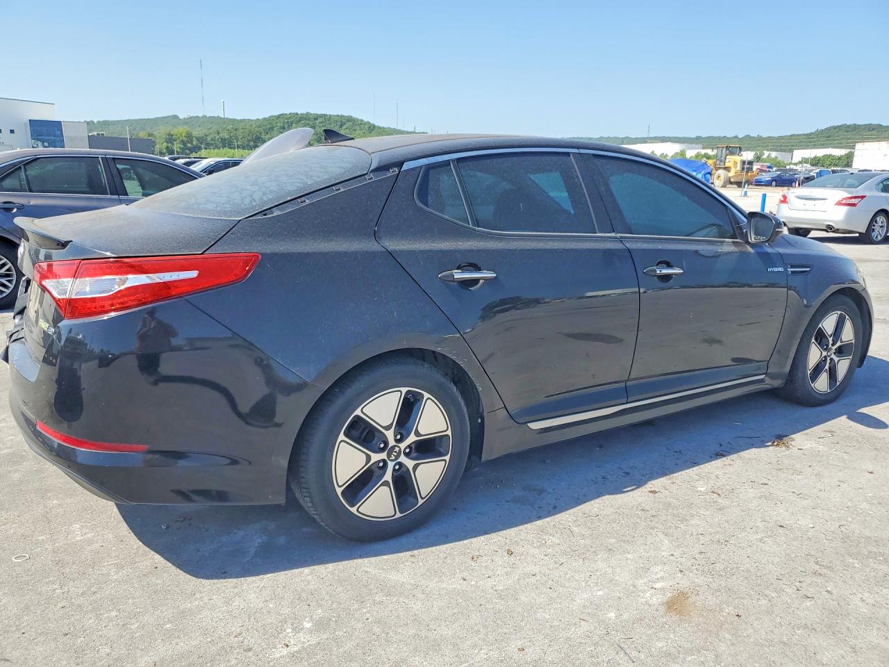 2013 Kia Optima Hybrid Black vin: KNAGM4AD4D5055231