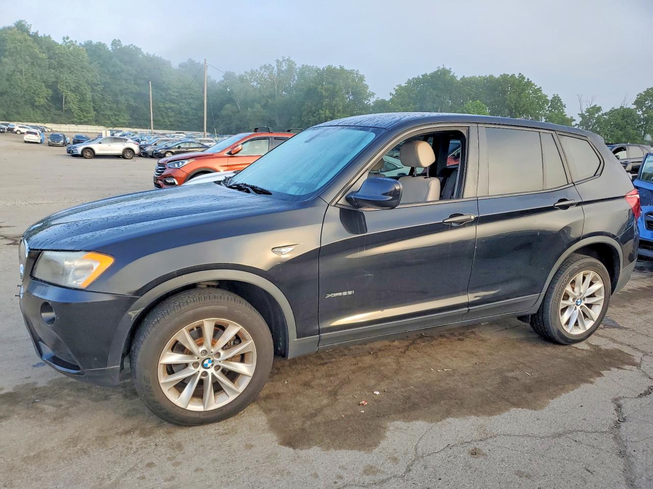 2013 Bmw X3 Xdrive28i Black vin: 5UXWX9C57D0A19234