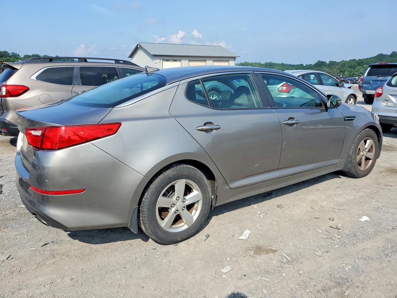 2015 Kia Optima Lx Gray vin: 5XXGM4A78FG515969