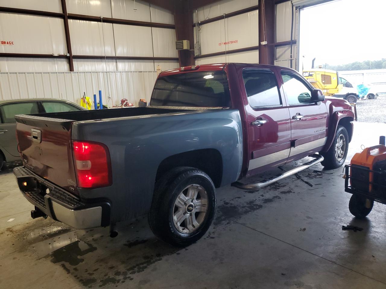 2008 Chevrolet Silverado K1500 Красный vin: 3GCEK13338G274392