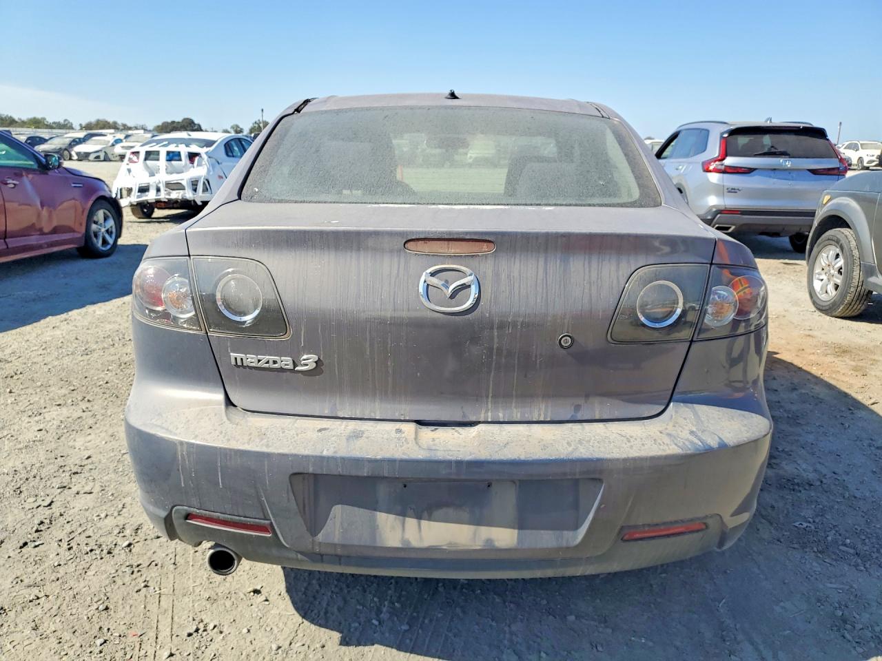 2008 Mazda 3 I Gray vin: JM1BK12G681839580